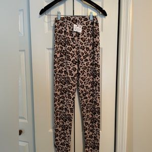 Zara leggings NWT Cheeta Print